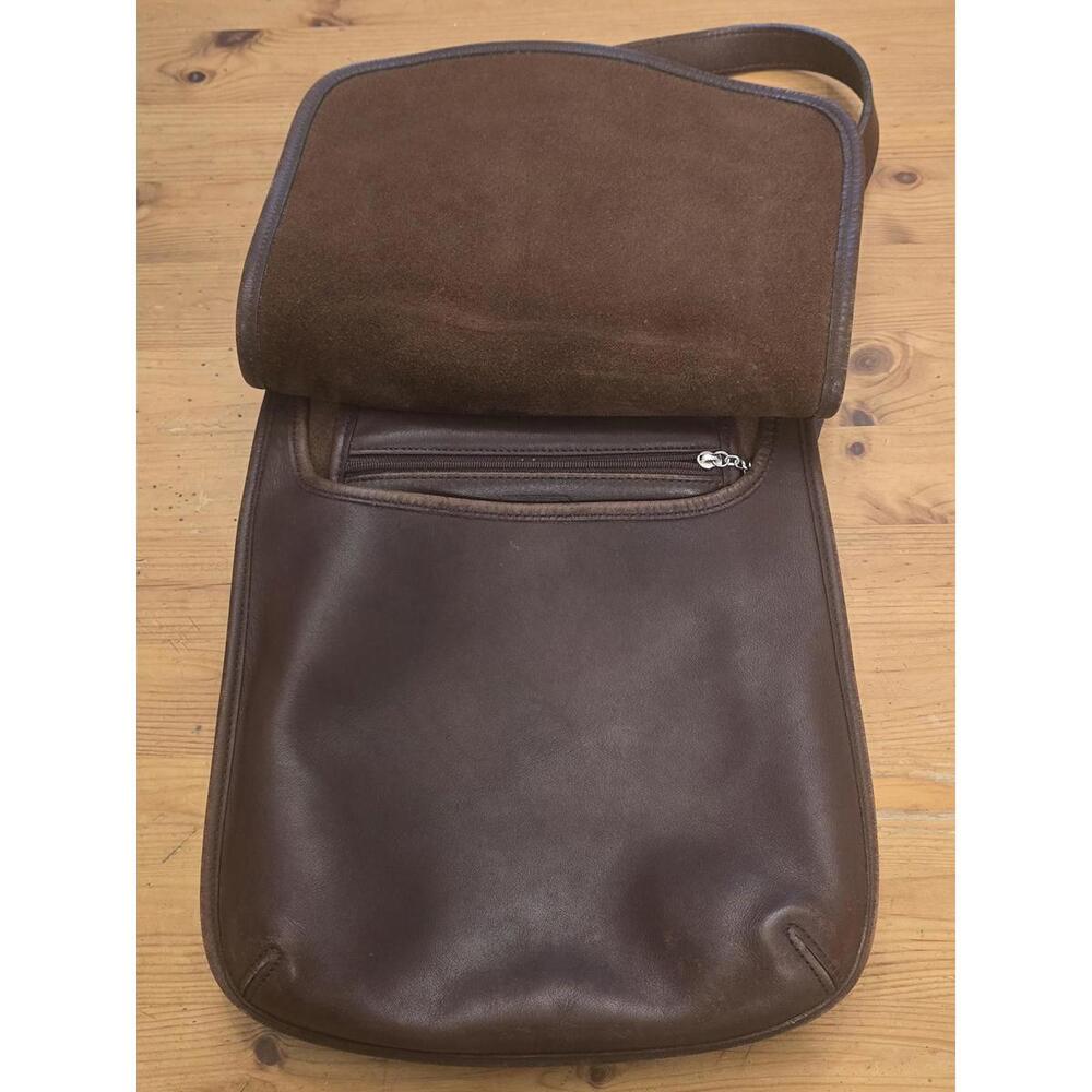 Vintage Coach Leather Hippie Flap Saddle Bag 9135 - Picture 2 of 9